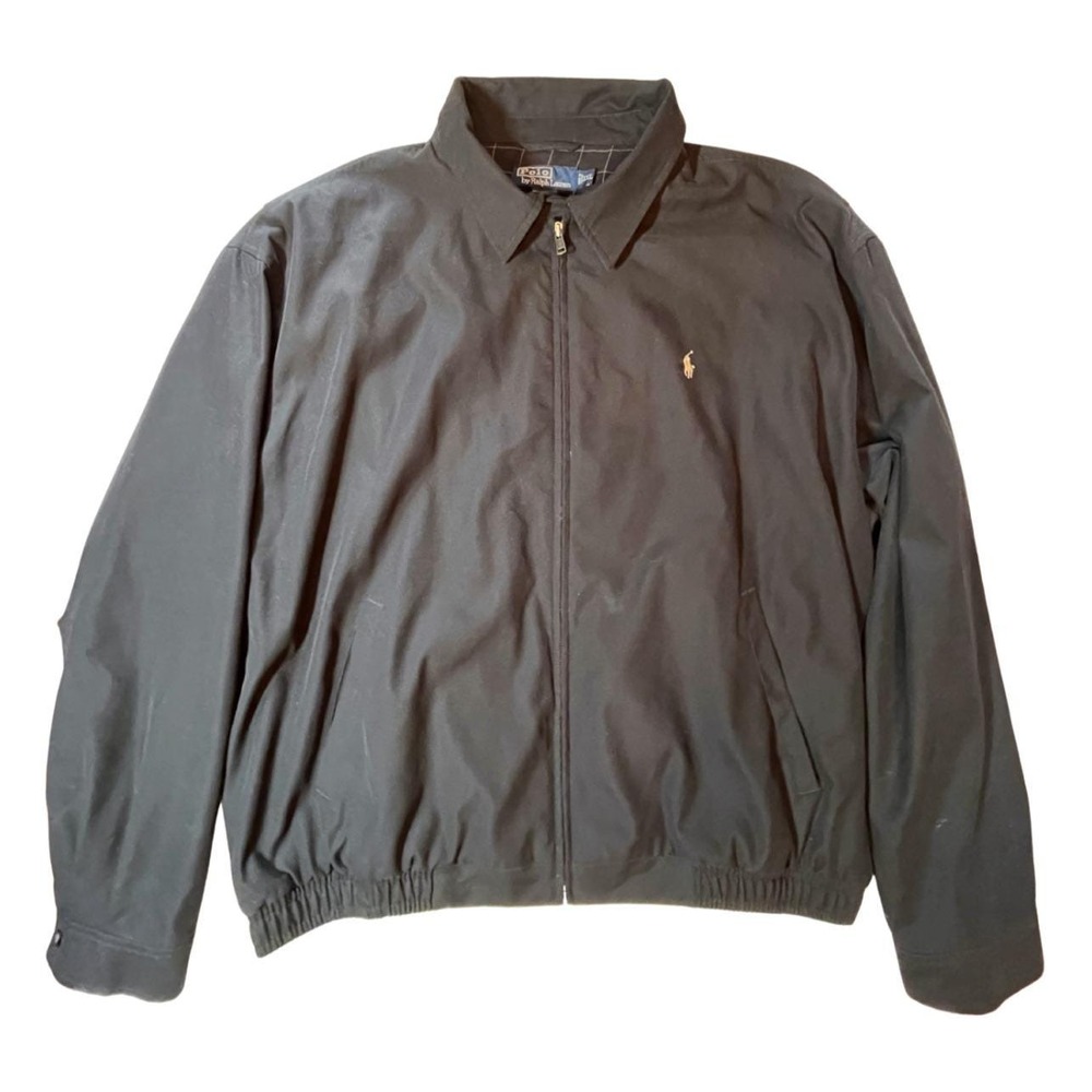 Vintage 90s Y2K Polo Ralph Lauren Men's Windbreaker Jacket XXL Blue B-Swing Prep